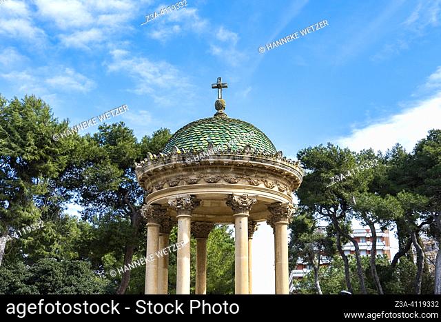 Bandstand in the Villa Comunale public garden (Giardini Pubblici Giuseppe Garibaldi) in Lecce, Puglia, Italy