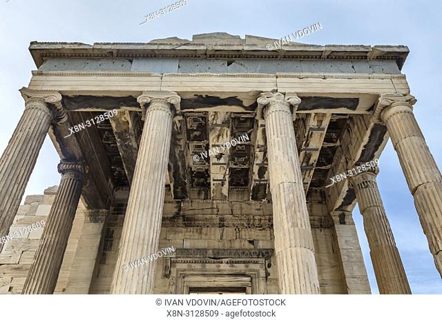 Erechtheion temple, Erechtheum (406 BC), Athens, Greece