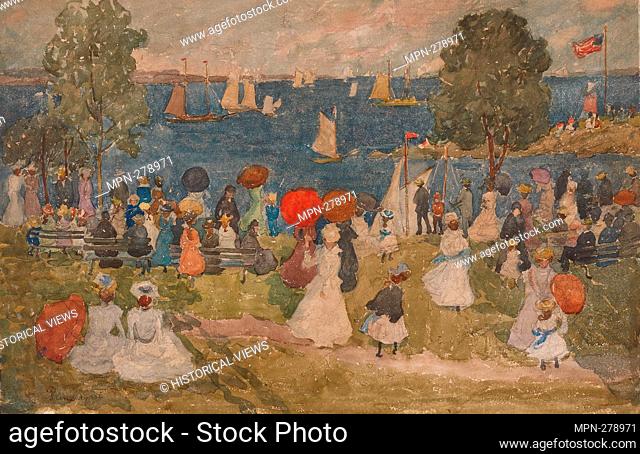 Author: Maurice Brazil Prendergast. Yacht Race - c. 1896'97 - Maurice Prendergast American, 1858-1924. Watercolor, over graphite, on ivory wove paper