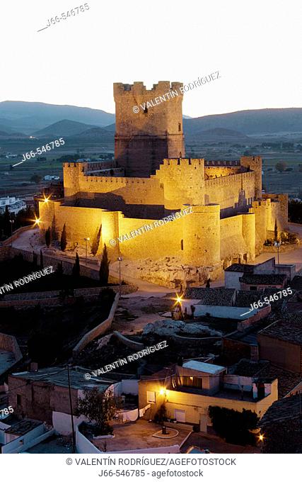 Arabic period castle, XIIth century. Villena. Alicante province. Comunitat Valenciana. Spain