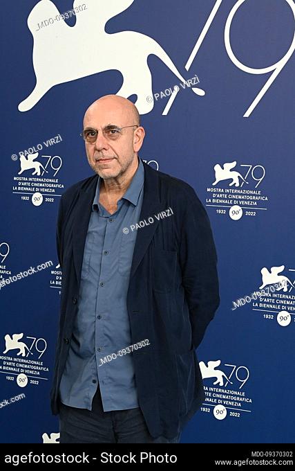 Italian director Paolo Virzì at the 79 Venice International Film Festival 2022. Siccità Photocall. Venice (Italy), September 8th, 2022