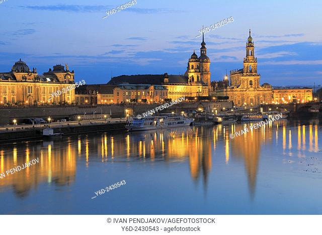Dresden at Dusk, Germany
