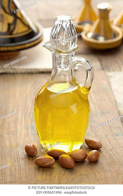 Moroccan cooking Argan oil and nuts