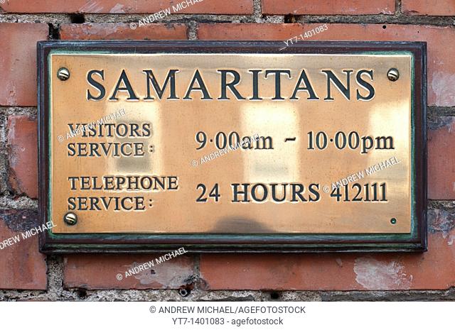 The Samaritans in Limerick city, Republic of Ireland