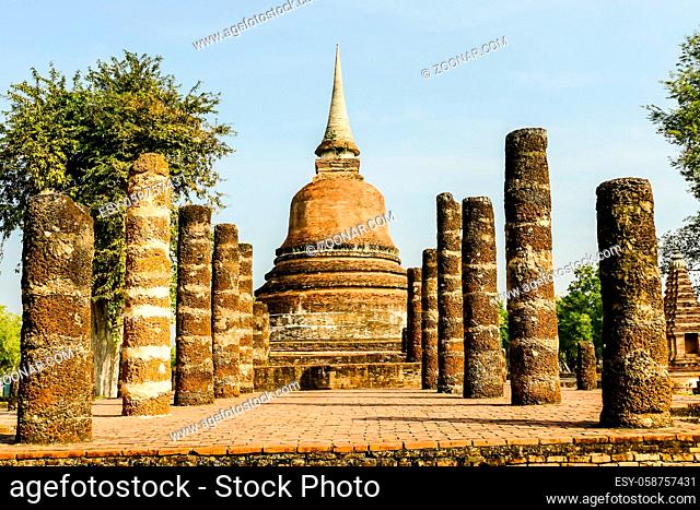 pagoda in ayutthaya thailand, beautiful photo digital picture