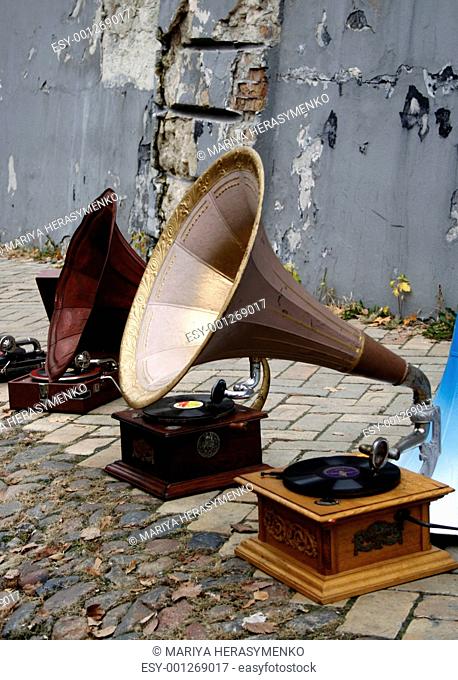 old gramophones