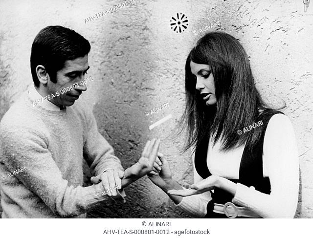 The actors Pier Luigi Torri (1925-2011) and Marisa Mell (1939-1992), shot 1971 ca. by Team