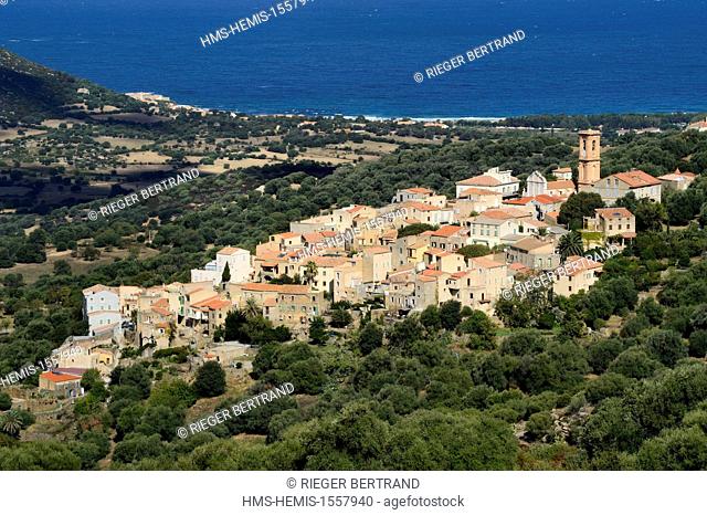 France, Haute Corse, Balagne, perched village of Aregno