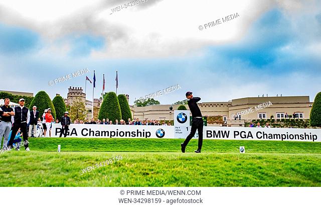 BMW PGA Championship 2018 Featuring: Pep Guardiola Where: Virginia Drive, Surrey, United Kingdom When: 23 May 2018 Credit: PRiME Media/WENN.com