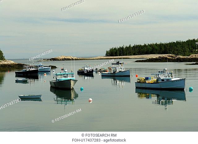 Birch Harbor, ME, Maine, Schoodic Peninsula, fishing harbor