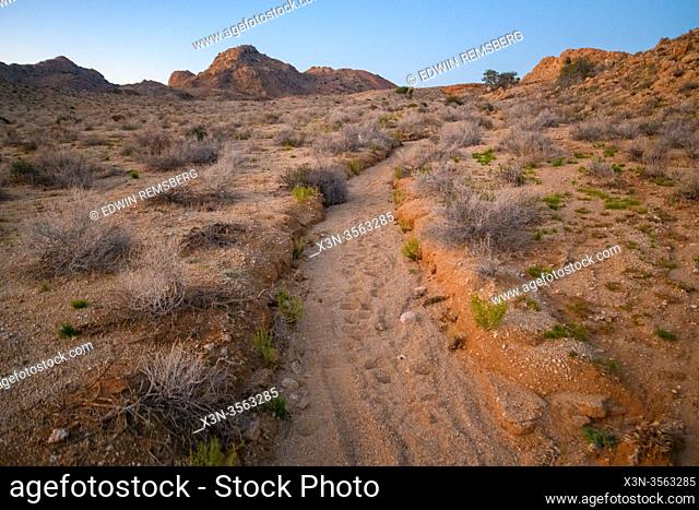 Trail in Aus, karas Region, Namibia