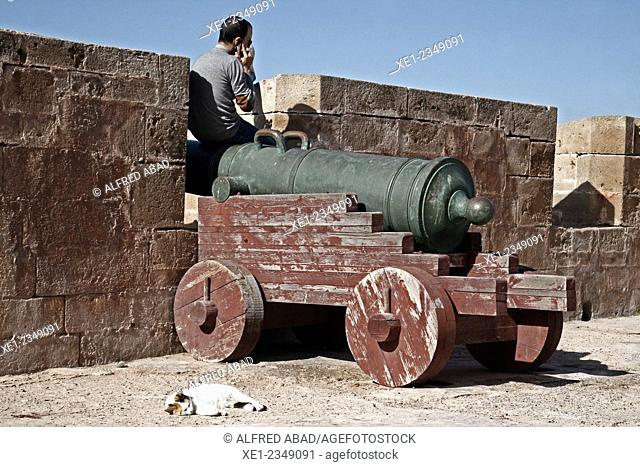 Cannon, Skala of the Kasbah, Essaouira, Morocco