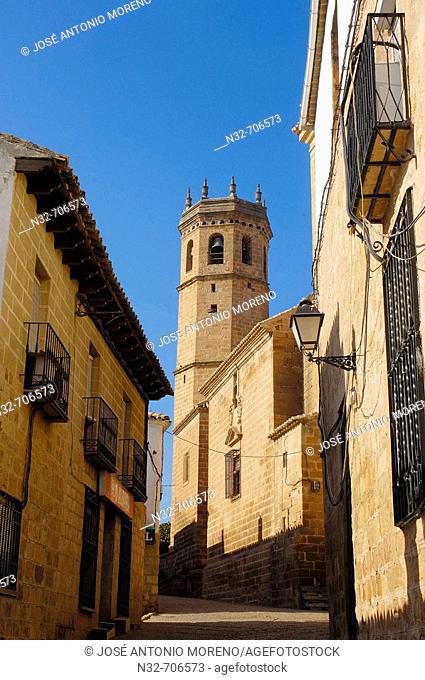 San Mateo church(S.XV-S.XVIII). Baños de la Encina. Jaén province. Andalusie. Spain