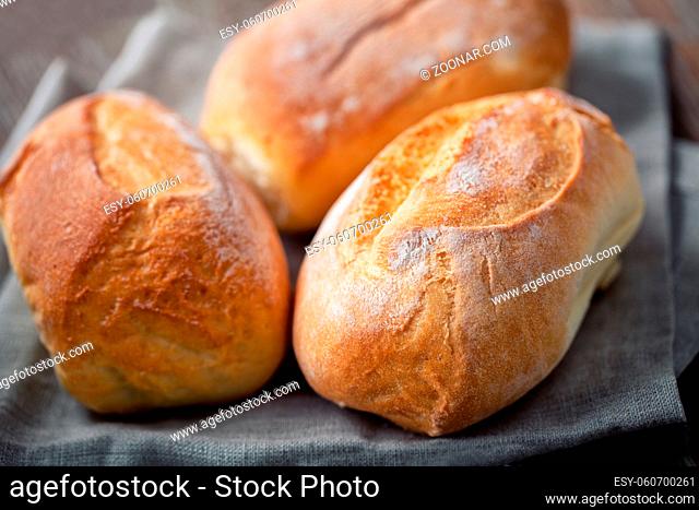 Homemade Bread on a Table. High quality photo