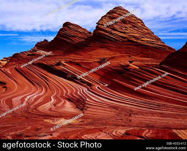 Cross-bedded beehive of colorful Navajo Sandstone, Vermilion Cliffs National Monument, Paria-Vermilion Cliffs Wilderness, Arizona