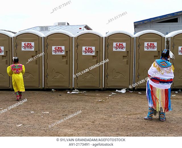 USA, Arizona, Navajo reservation, Window Rock the capital during the annual september fair
