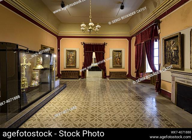 Solsona Museum. Space dedicated to the Modern and Contemporary Age in the Episcopal Palace (Solsona, Lleida, Catalonia, Spain)