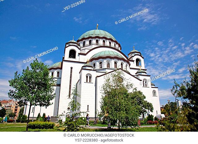 The Church of Saint Sava, the largest Orthodox church in the world, Belgrade, Serbia