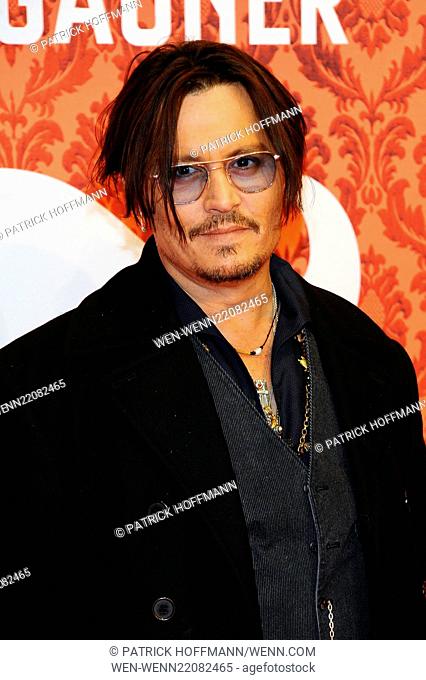 World premiere of 'Mortdecai - Der Teilzeitgauner' at Zoo Palast movie theater. Featuring: Johnny Depp Where: Berlin, Germany When: 18 Jan 2015 Credit: Patrick...