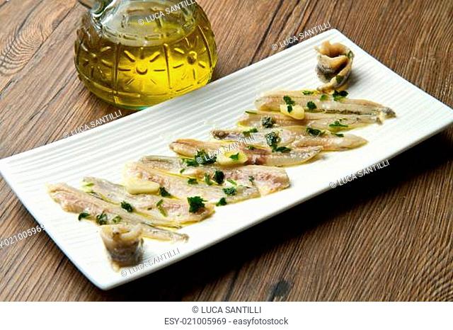 marinated anchovies