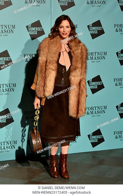 Skate at Somerset House with Fortnum & Mason - opening party & VIP launch Featuring: Sienna Guillory Where: London, United Kingdom When: 17 Nov 2015 Credit:...