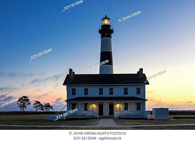 Bodie Island Lighthouse, Cape Hatteras National Seashore, North Carolina, USA