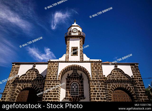 Spain, Canary Islands, El Hierro Island, Valverde, island capital, Iglesia de Nuestra Senora de la Concepcion church, built in 1767