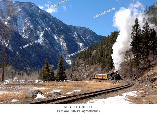 Durango and Silverton narrow gauge railroad, Colorado