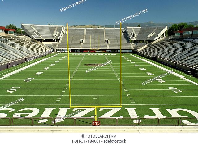 Missoula, MT, Montana, University of Montana, Washington-Grizzly Stadium, football stadium