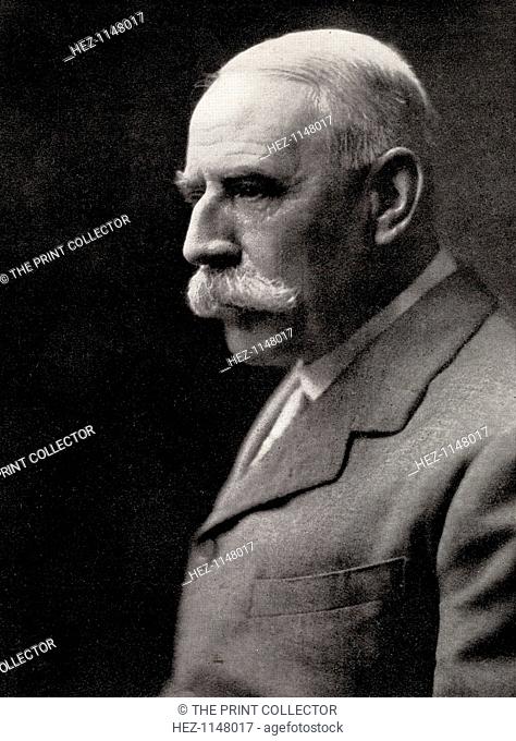 Sir Edward Elgar, English composer, early 20th century. Photographic portrait of Elgar (1857-1934), composer of the Enigma Variations and Pomp and Circumstance...