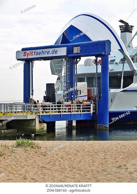 Going ashore in List, Germany