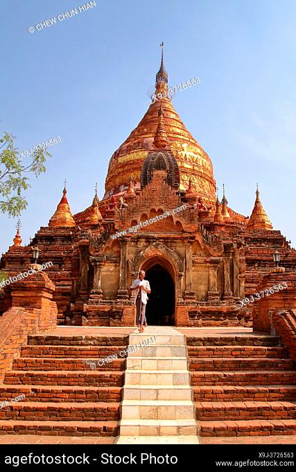 Nagayon temple, Old Bagan village area, Mandalay region, Myanmar, Asia