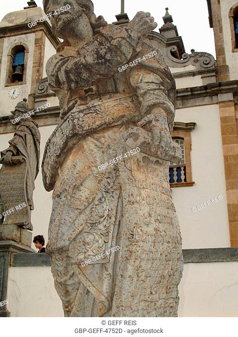 Sculpture, Senhor do Bom Jesus de Matosinhos Basilica, Minas Gerais, Congonhas, Brazil
