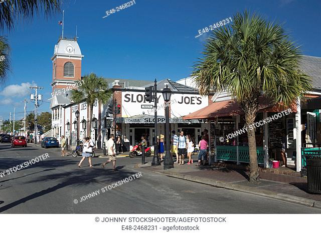 SLOPPY JOES LANDMARK BAR DUVAL STREET KEY WEST FLORIDA USA