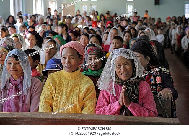 people border person women myanmar sunday mass