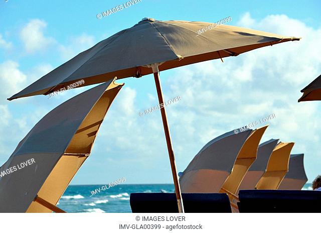 Beach Umbrellas, Hotel Setai, Miami, USA