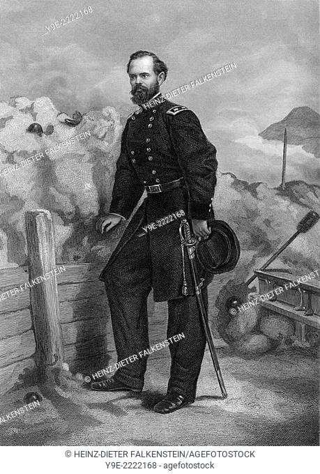 James Birdseye McPherson, 1828 - 1864, a career United States Army officer, General in the Union Army during the American Civil War,
