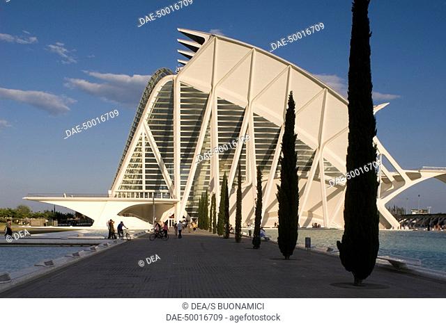 Spain - Valencia. City of Arts and Science (Ciudad de las Artes y las Ciencias). Science Museum 'Museo de las Ciencias Principe Felipe'