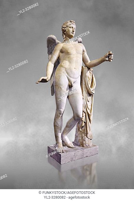 Statue of Eros known as The Genie of Borghese - a Roman copy of a 4th century BC Greek original from Rome, Monte Cavallo