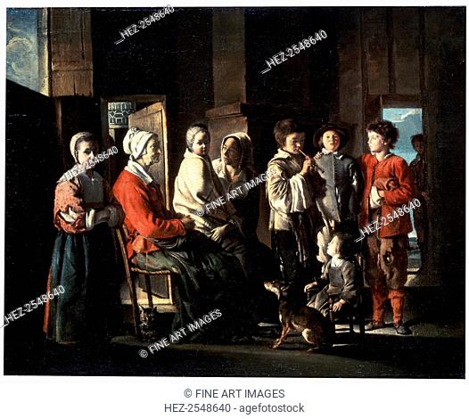 'The Visit to the Grandmother', 1645. Found in the collection of the State Hermitage, St Petersburg