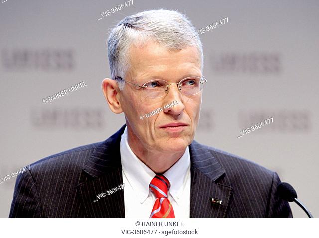 Annual press conference of Lanxess AG on 21.03.2013 : Dr. Bernhard DUETTMANN , CFO - Duesseldorf, Germany, 21/03/2013