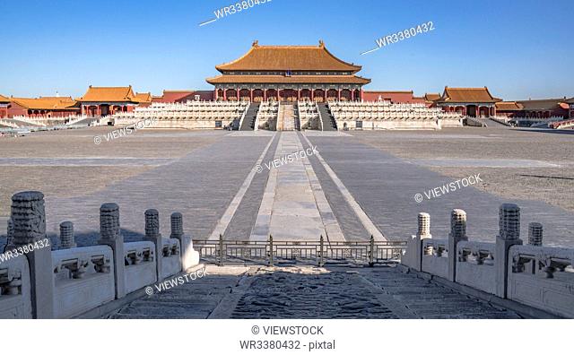 Beijing's Forbidden City hall of supreme harmony