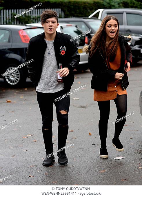 X Factor Contestants arrive at Rehearsal Studios Featuring: Ryan Lawrie, Emily Middlemas Where: London, United Kingdom When: 09 Nov 2016 Credit: Tony Oudot/WENN