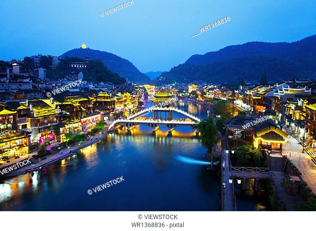 The ancient city of Fenghuang in Hunan