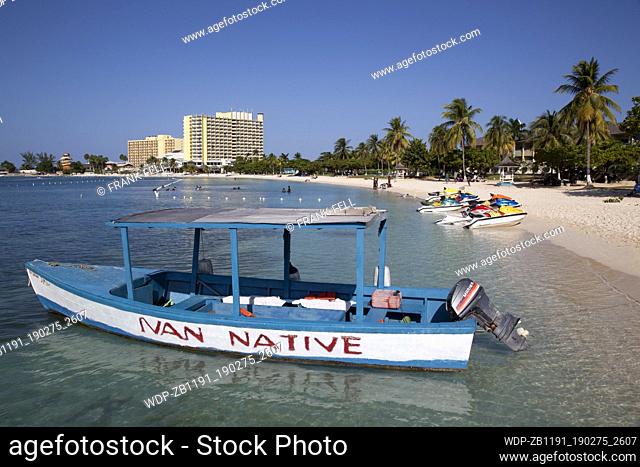 Caribbean; Jamaica; Ochos Rios; Beach & Boat