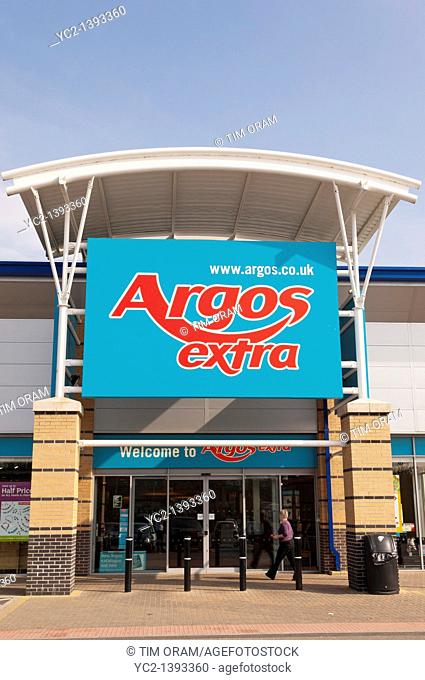 The Argos extra superstore at Longwater Retail Park in Norwich , Norfolk , England , Britain , Uk