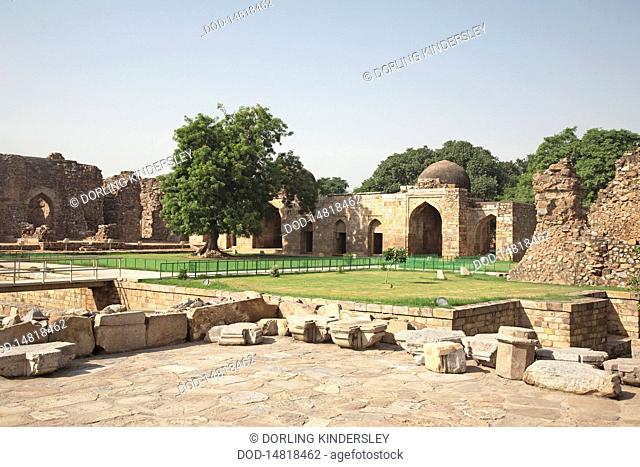 India, Delhi, Mehrauli, Qutb Complex, Alauddin Khilji Tomb and Madrasa