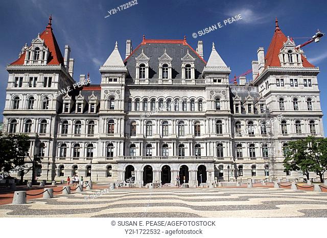 The New York State Capitol completed in 1899  Albany, New York