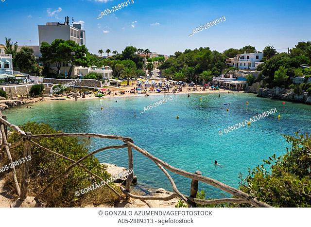 Cala Santandria Beach. Ciutadella de Menorca Municipality. Minorca. Balearic Islands. Spain