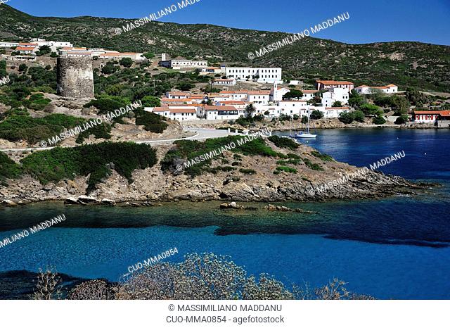 Cala d'Oliva bay, Asinara Isle, Porto Torres, Sassari, Sardinia, Italy, Europe